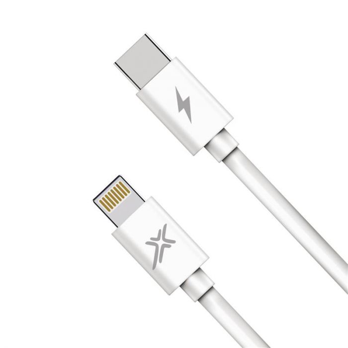 Кабель Grand-X USB Type-C - Lightning (M/M), Power Delivery, 20 W, 1 м, White (CL-07)