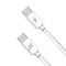 Кабель Grand-X USB Type-C - USB Type-C, Power Delivery, 48W, 1м, White (CC-07)