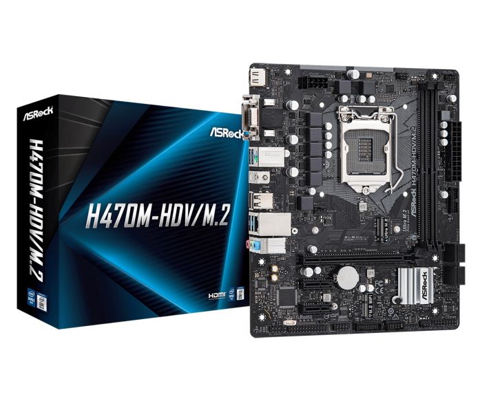 Материнська плата ASRock H470M-HDV/M.2 Socket 1200