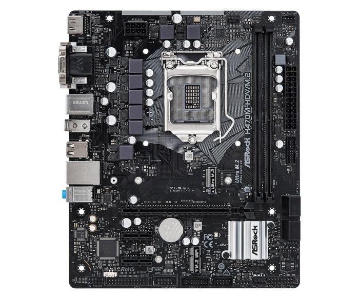 Материнська плата ASRock H470M-HDV/M.2 Socket 1200