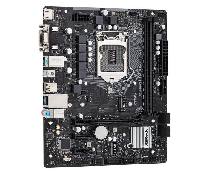 Материнська плата ASRock H470M-HDV/M.2 Socket 1200