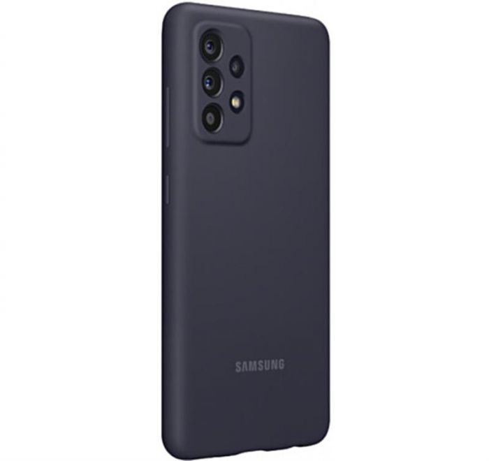 Чохол-накладка Samsung Silicone Cover для Samsung Galaxy A52 SM-A525/SM-A526/A52s SM-A528 Black (EF-PA525TBEGRU)