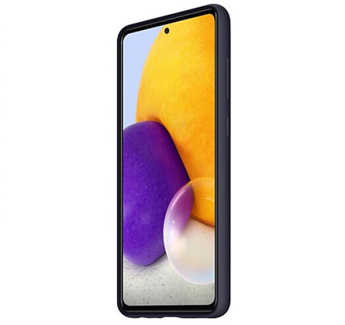 Чохол-накладка Samsung Silicone Cover для Samsung Galaxy A72 SM-A725 Black (EF-PA725TBEGRU)