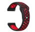 Ремінець BeCover Nike Style для Samsung Galaxy (20mm)/Watch 5/ Watch 4 40/44mm/Watch 4 Classic 42mm/Watch Active/Active 2 40/44mm/Watch 3 41mm/Gear S2/Classic/Gear Sport Black-Red (705695)