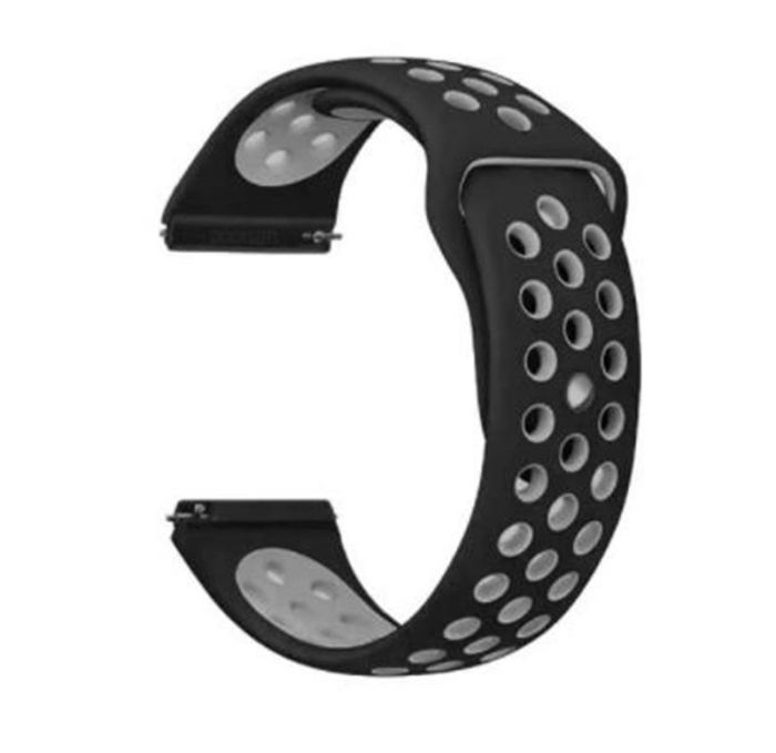 Ремінець BeCover Nike Style для LG Watch Sport W280A Black-Grey (705711)