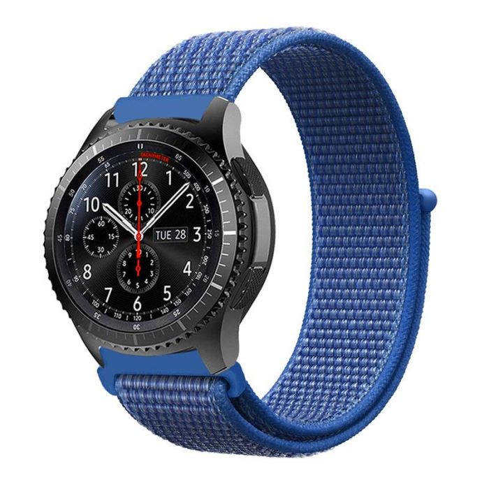Ремінець BeCover Nylon Style для LG Watch Sport W280A Blue (705832)