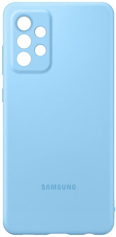 Чохол-накладка Samsung Silicone Cover для Samsung Galaxy A72 SM-A725 Blue (EF-PA725TLEGRU)