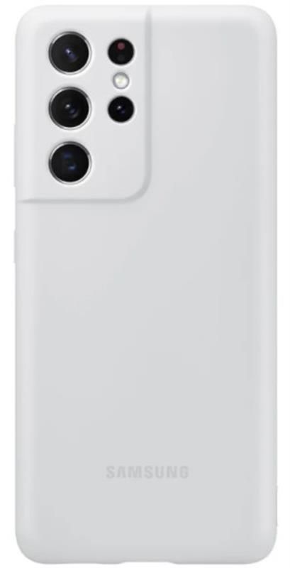 Чохол-накладка Samsung Silicone Cover для Samsung Galaxy S21 Ultra SM-G998 Light Gray (EF-PG998TJEGRU)
