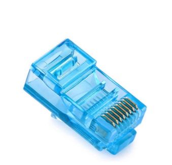 Конектор RJ 45 Merlion (RJ45ML-BL/05355) Cat. 5 UTP, Blue, 100 шт/уп