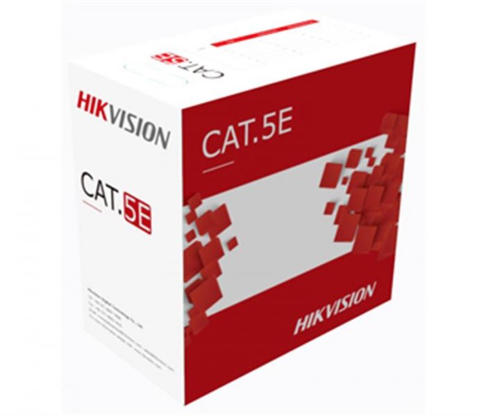 Кабель вита пара Hikvision (DS-1LN5EO-UU/E ) UTP cat 5E, 305м, Corton Box