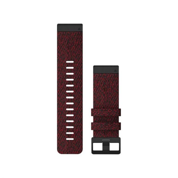 Ремінець Garmin QuickFit 26mm для Garmin Fenix 6X Heathered Red Nylon (010-12864-06)