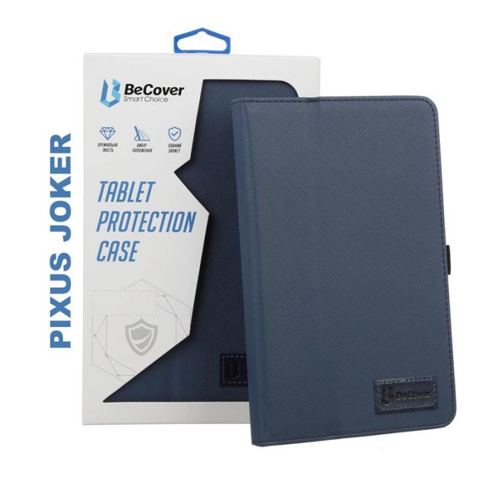 Чохол-книжка BeCover Slimbook для Pixus Joker Deep Blue (705636)