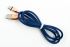 Кабель Dengos USB-USB Type-C 1м Dark Blue (NTK-TC-SET-DBLUE)