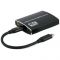 Адаптер Cablexpert USB Type-C - 2xHDMI + 3.5 мм (M/F) Black (A-CM-HDMIF2-01)