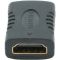 Адаптер Cablexpert HDMI - HDMI (F/F), F19, Black (A-HDMI-FF)