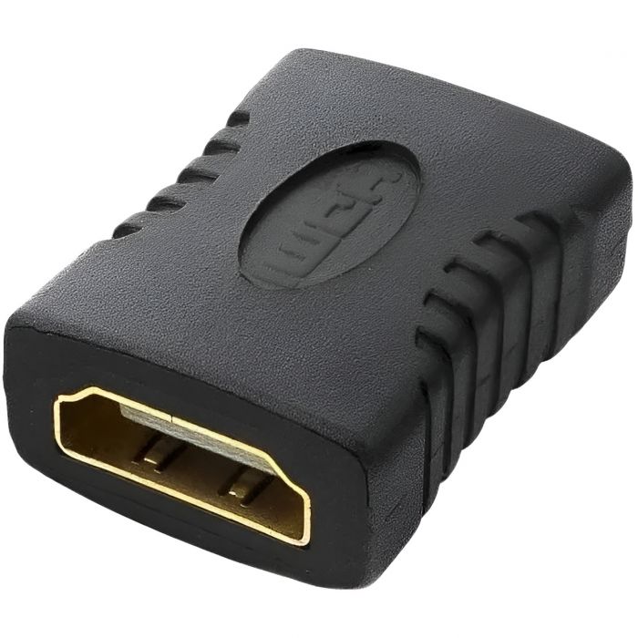 Адаптер Cablexpert HDMI - HDMI (F/F), F19, Black (A-HDMI-FF)