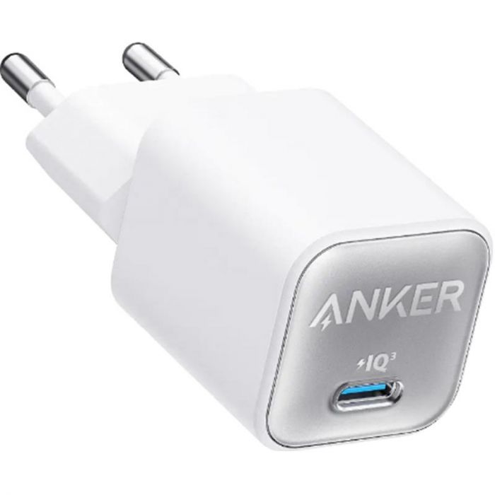 Мережевий зарядний пристрій Anker PowerPort 511 Nano III White, 30 W USB Type-C (A2147G21)
