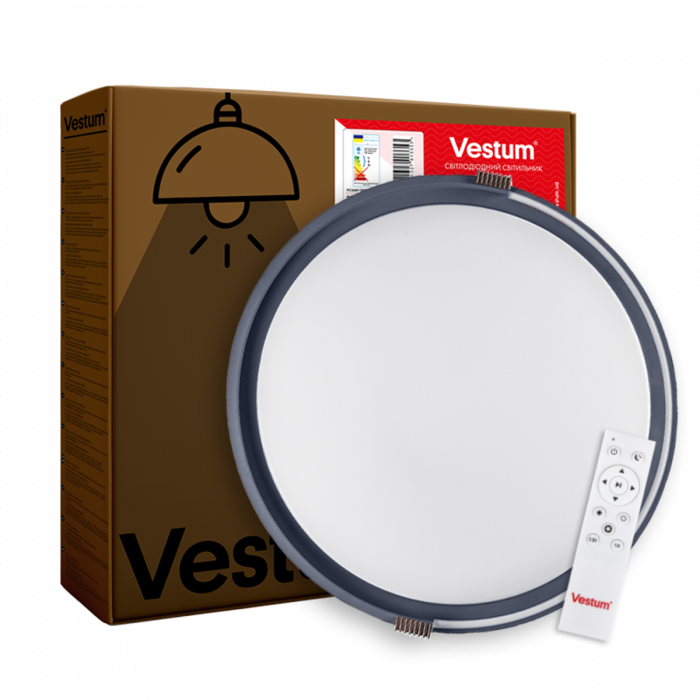 COLISEUM матовий 60W 395*60мм 3000К-6500К з ДК білий з синім