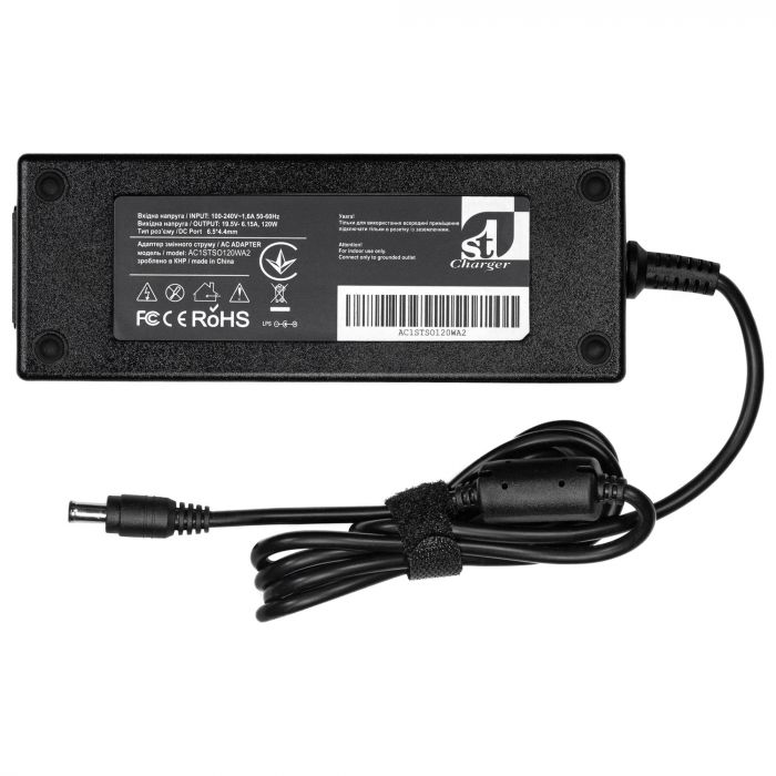 Блок живлення 1StCharger для ноутбука Sony 19.5V 120W 6.15A 6.5x4.4мм (AC1STSO120WA2)