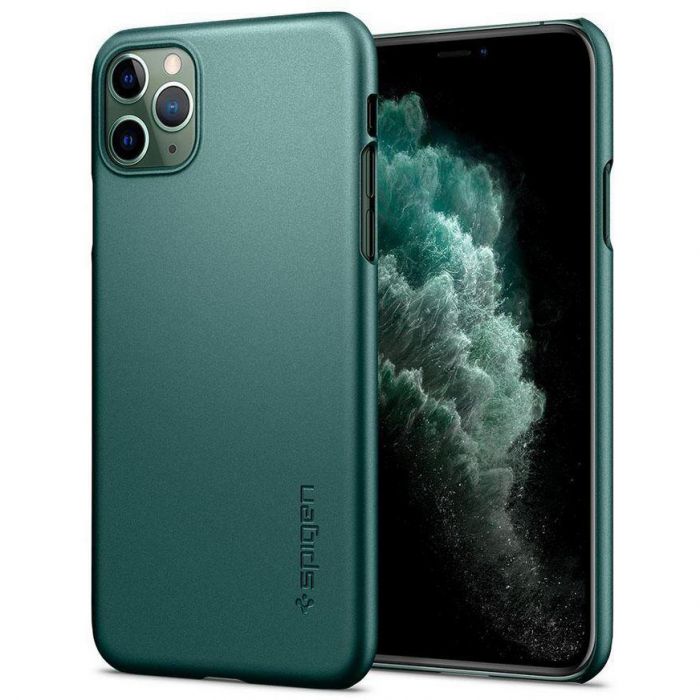 Чохол-накладка Spigen Thin Fit для Apple iPhone 11 Pro Max Green (ACS00410)