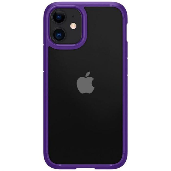 Чохол-накладка Spigen Crystal Hybrid для Apple iPhone 12 Mini Hydrangea Purple (ACS01544)