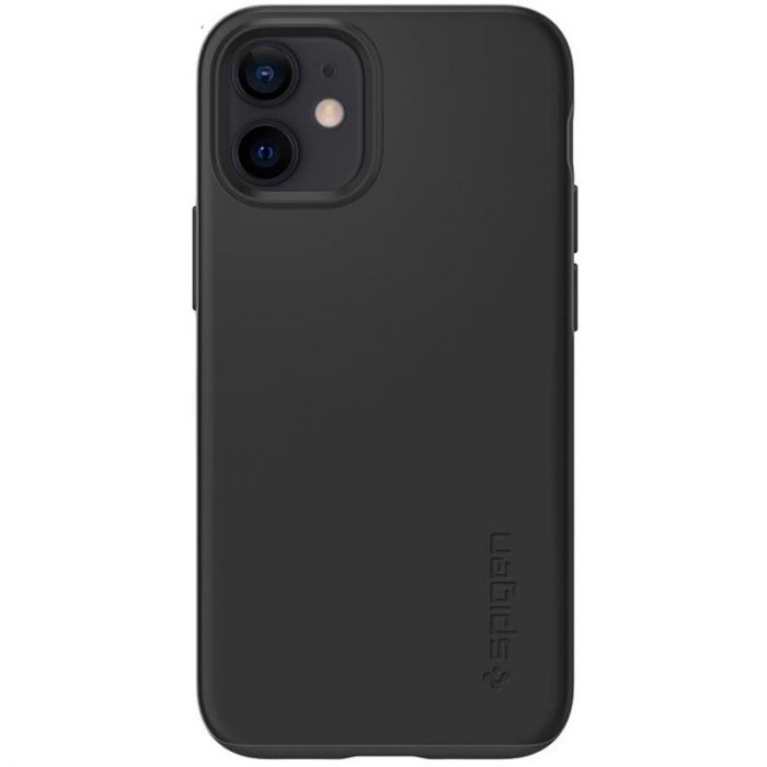 Чохол-накладка Spigen Thin Fit для Apple iPhone 12 Mini Black (ACS01739)