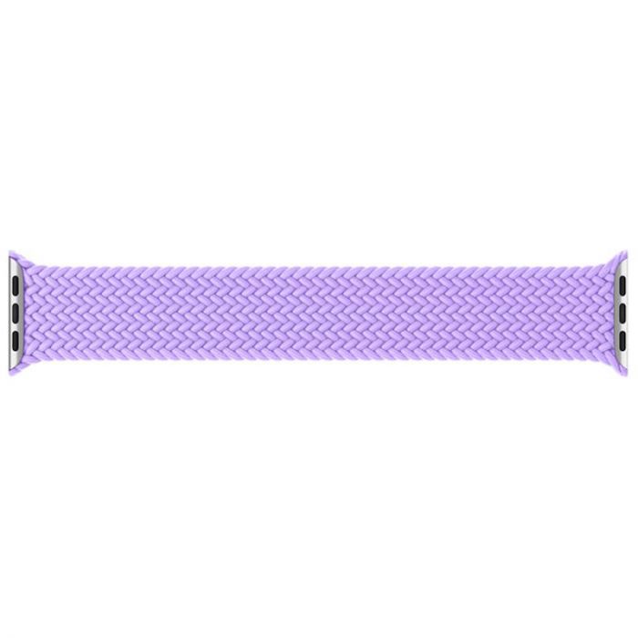 Ремінець Armorstandart Braided Solo Loop для Apple Watch 38mm/40mm/41mm Lavender Grey Size 2 (120 mm) (ARM64897)
