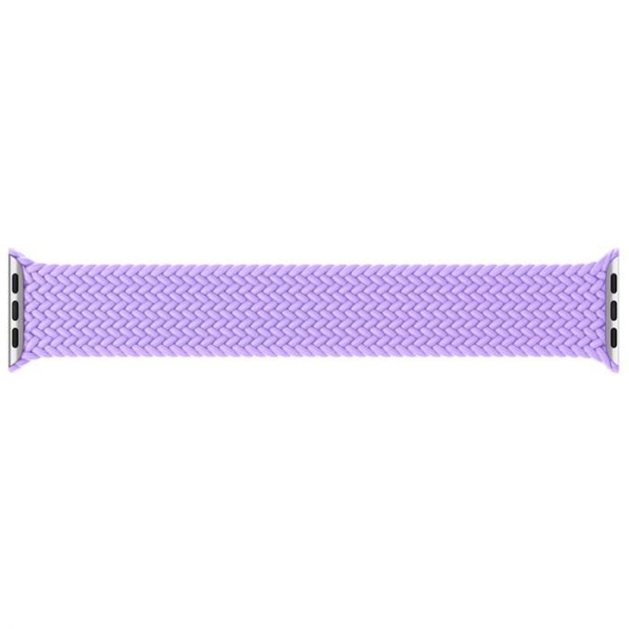 Ремінець Armorstandart Braided Solo Loop для Apple Watch 42mm/44mm/45mm/49mm Lavender Grey Size 6 (148 mm) (ARM64910)