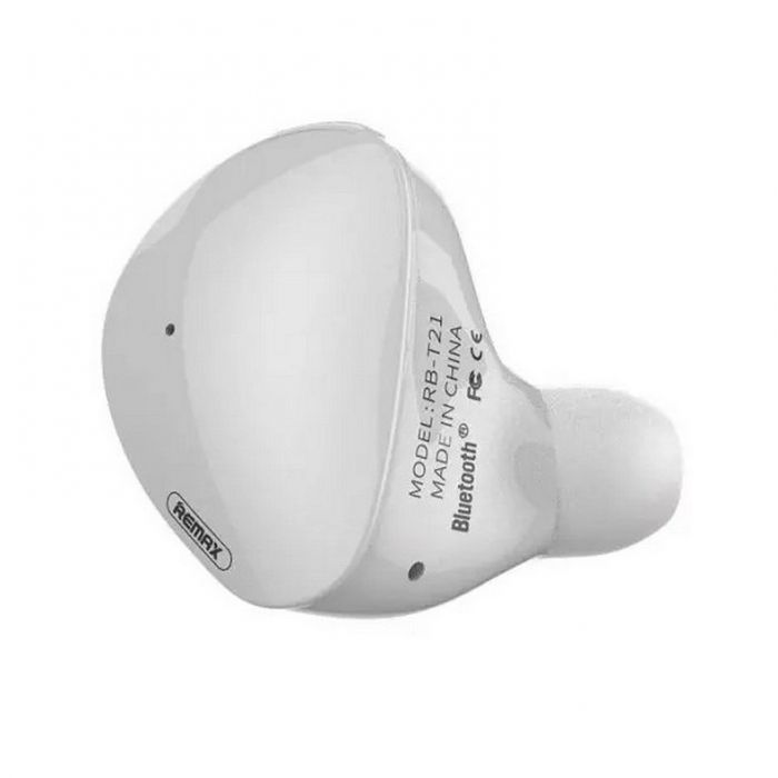 Bluetooth-гарнітура Remax RB-T21 White (6954851287896)