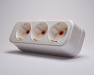 Колодка на 3 гнізда з заземленням Profitec Біла