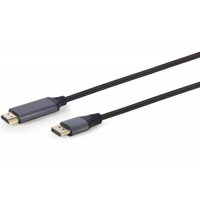 Кабель Cablexpert DisplayPort - HDMI (M/M), 1.8 м, Black (CC-DP-HDMI-4K-6)