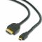 Кабель Cablexpert HDMI - micro-HDMI V 2.0 (M/M), 1.8 м, чорний (CC-HDMID-6) пакет