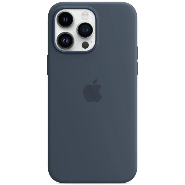Чохол-накладка Apple Silicone Case with MagSafe для Apple iPhone 14 Pro Max Storm Blue (MPTQ3)