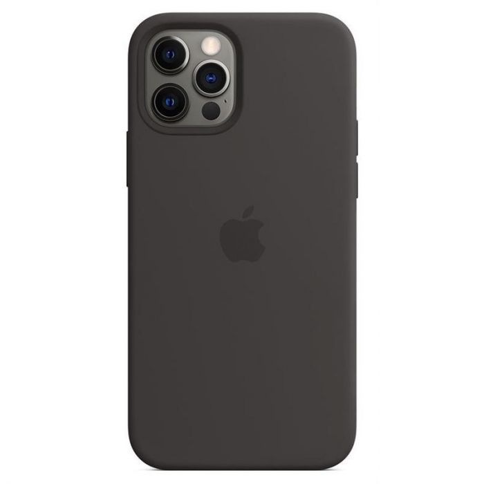 Чохол-накладка Apple Silicone Case with MagSafe для Apple iPhone 12 Pro Max Black (MHLG3)