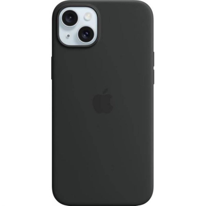 Чохол-накладка Apple Silicone Case with MagSafe для Apple iPhone 15 Plus Black (MT103)