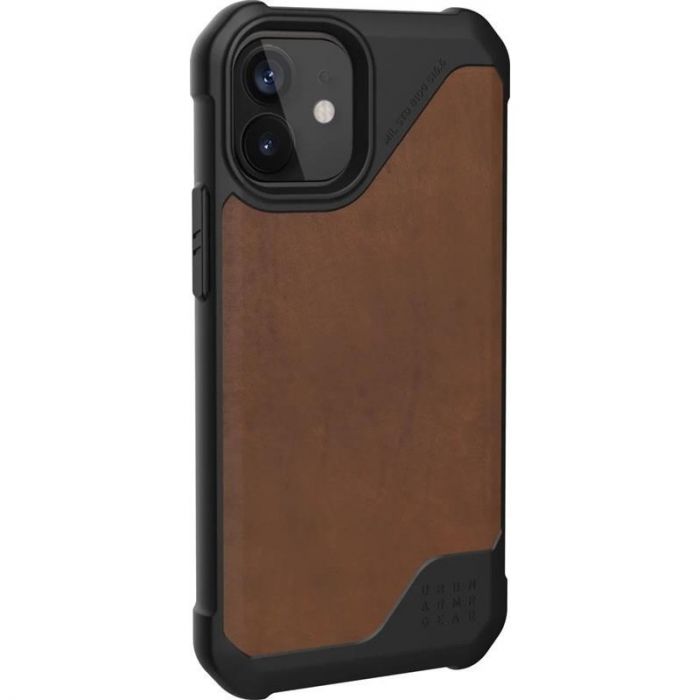Чохол-накладка Urban Armor Gear Metropolis Lite для Apple iPhone 12 Mini Leather Brown (11234O118380)