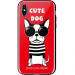 Чохол-накладка WK WPC-087 для Apple iPhone X/XS Cute Dog Red (681920360797)