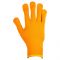 Рукавички трикотажні з точковим ПВХ покриттям утеплені р10 (помаранчеві) КРАТНО 12 парам GRAD (9442375)