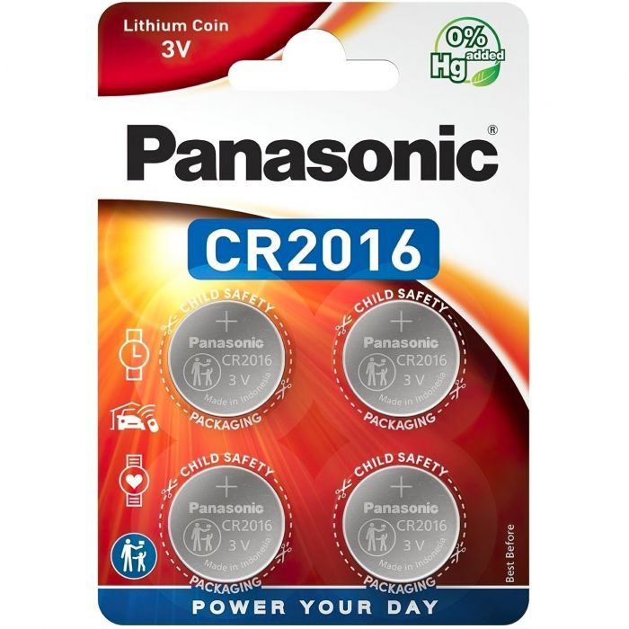 Батарейка Panasonic CR 2016 BL 4шт
