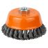 Щітка дротяна чашоподібна Ø100мм М14×2 мм (сталева кручена) GRAD (9042105)