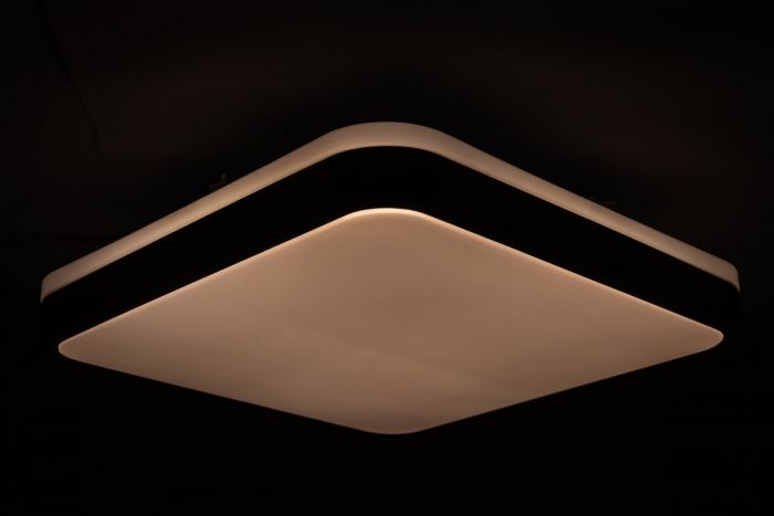 GLOW матовий 60W 391*391*65мм 3000К-6500К з ДК махагон