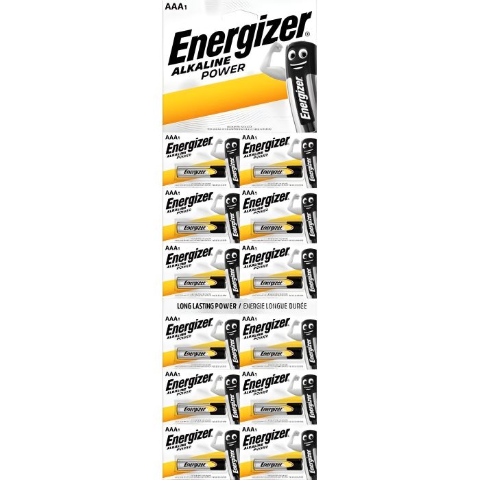 Батарейка Energizer AAA/LR03 BL 12шт(1штх12) відривний