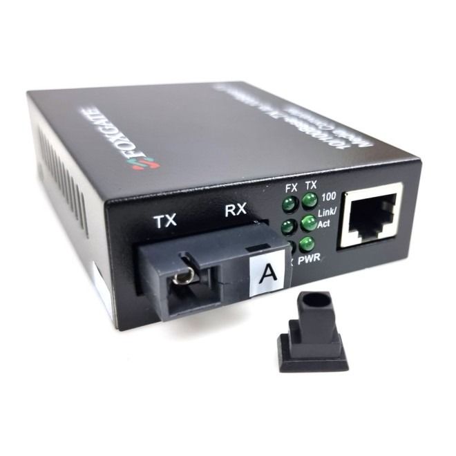Медіаконвертер FoxGate EC-B-0,1-1SM-1310nm-20 Медіаконвертер FoxGate EC-B-0,1-1SM-1310nm-20