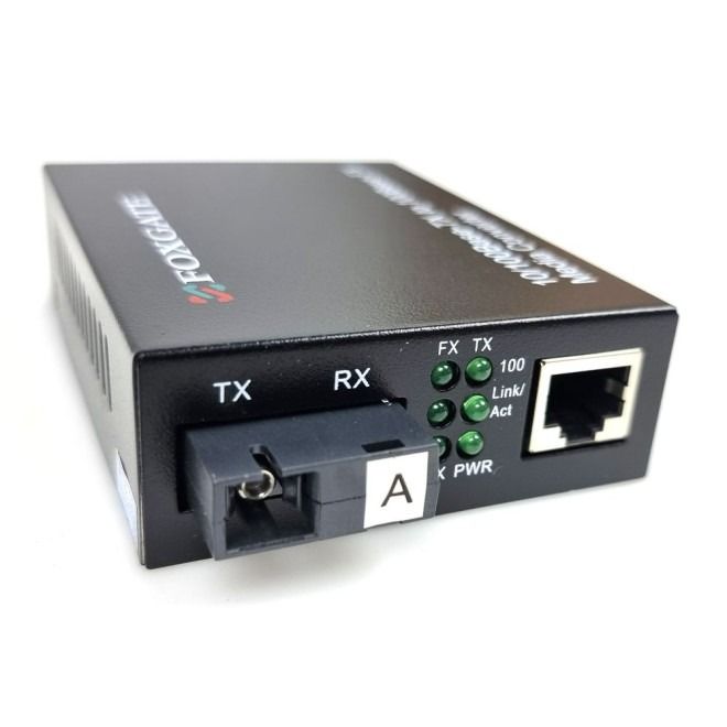 Медіаконвертер FoxGate EC-B-0,1-1SM-1310nm-20 Медіаконвертер FoxGate EC-B-0,1-1SM-1310nm-20