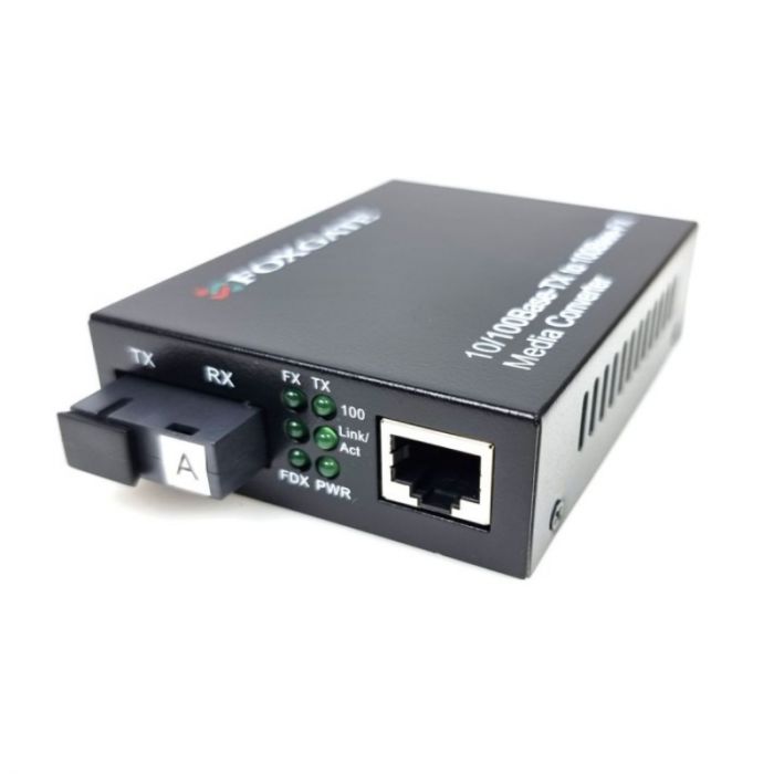 Медіаконвертер FoxGate EC-B-0,1-1SM-1310nm-20 Медіаконвертер FoxGate EC-B-0,1-1SM-1310nm-20