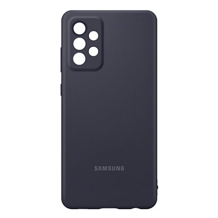 Чохол-накладка Samsung Silicone Cover для Samsung Galaxy A72 SM-A725 Black (EF-PA725TBEGRU)