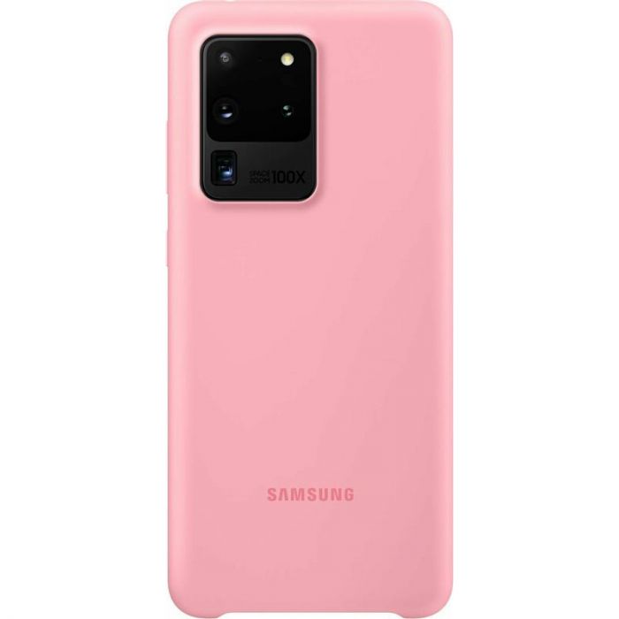 Чохол-накладка Samsung Silicone Cover для Samsung Galaxy S20 Ultra SM-G988 Pink (EF-PG988TPEGRU)