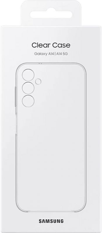 Чохол-накладка Samsung Clear Cover для Samsung Galaxy A14 G5 SM-A146 Transparent (EF-QA146CTEGRU)