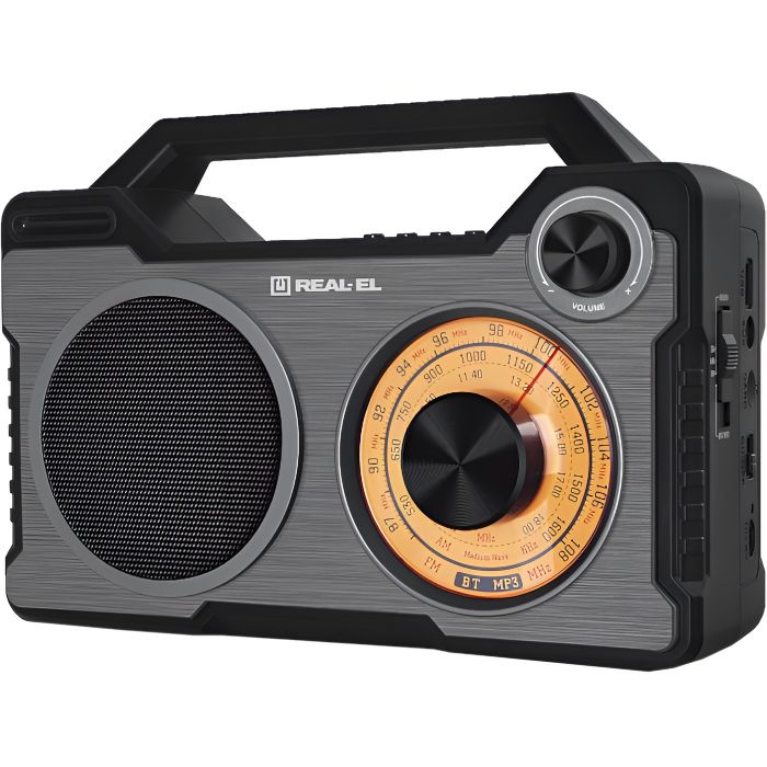 Радіоприймач REAL-EL X-703 Black