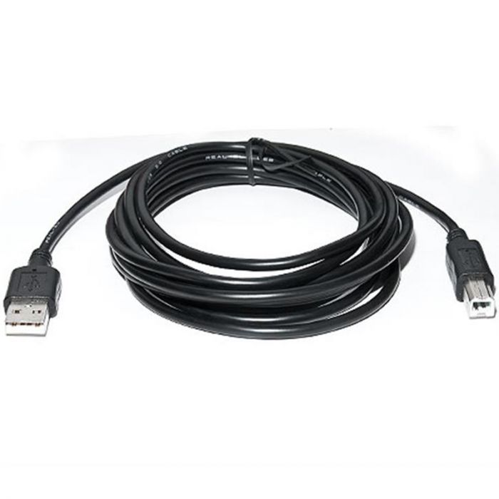 Кабель REAL-EL Pro USB - USB Type-B V 2.0 (M/M), 2 м, чорний (EL123500026)